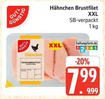 Marktkauf Gut & günstig hähnchen brustfilet xxl Angebot