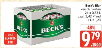 Marktkauf Beck's bier Angebot