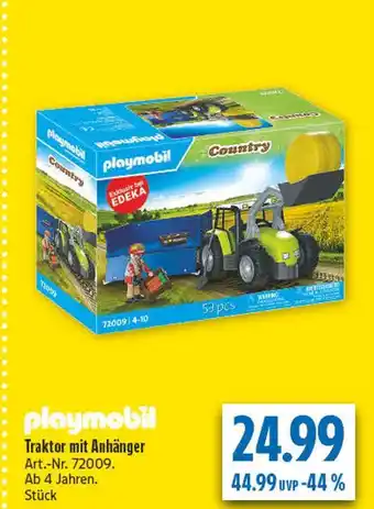 diska Playmobil traktor mit anhänger Angebot