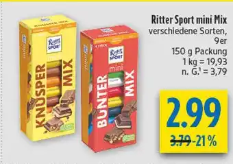 diska Ritter sport knusper mix Angebot