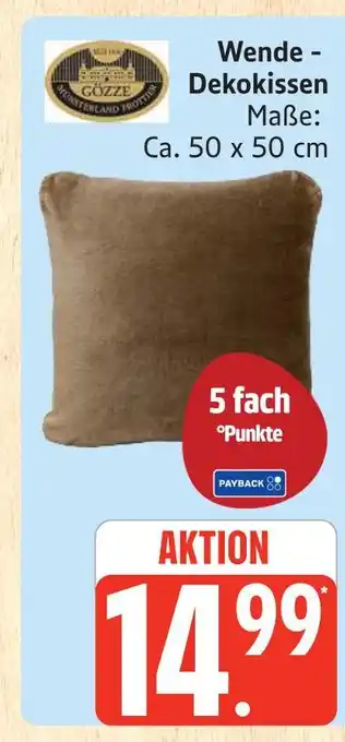 Marktkauf Gözze wende-dekokissen Angebot