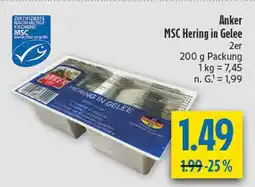 diska Anker heringsfilet in gelee Angebot