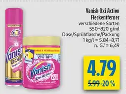 diska Vanish oxi action fleckentferner Angebot