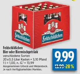 diska Feldschlößchen bier oder biermischgetränk Angebot