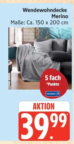 Marktkauf Wendewohndecke merino Angebot