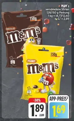 E-Center M&m's chocolate Angebot