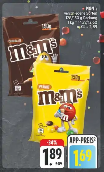 E-Center M&m's chocolate Angebot