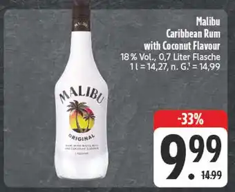 E-Center Malibu caribbean rum with coconut flavour Angebot