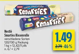 diska Nestlé smarties riesenrolle white chocolate Angebot