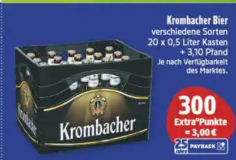 diska Krombacher bier Angebot