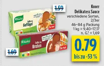 diska Knorr soße zu geflügel Angebot