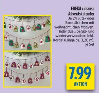 diska Edeka zuhause adventskalender Angebot