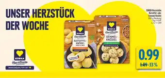 diska Edeka herzstücke kartoffel-knödel halb & halb Angebot