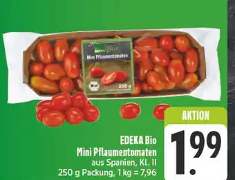 E-Center Edeka bio mini pflaumentomaten Angebot