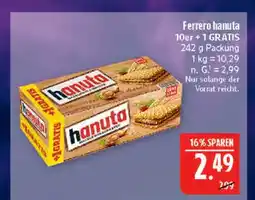 Marktkauf Ferrero hanuta Angebot