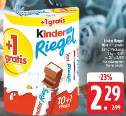 E-Center Kinder riegel Angebot