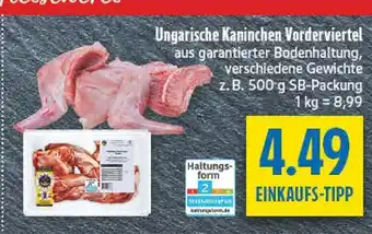 diska Ungarische kaninchen vorderviertel Angebot