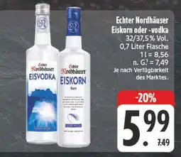 E-Center Echter nordhäuser eisvodka Angebot