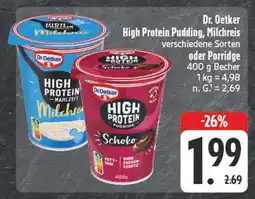 E-Center Dr. oetker high protein pudding Angebot