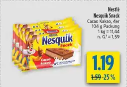 diska Nestlé nesquik snack Angebot