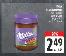 E-Center Milka haselnusscreme Angebot