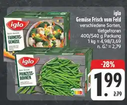 E-Center Iglo farmers-gemüse Angebot