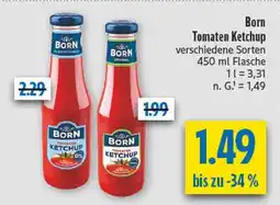 diska Born tomaten ketchup 0% Angebot