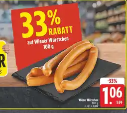 E-Center Wiener würstchen Angebot