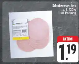 E-Center Schinkenwurst fein Angebot