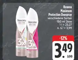 E-Center Rexona maximum protection deospray Angebot