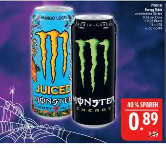 Marktkauf Monster energy drink Angebot