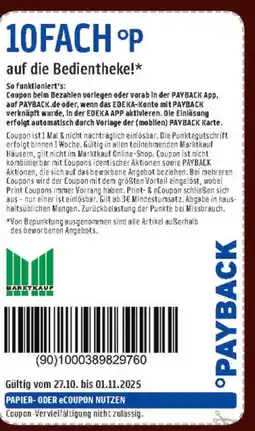 Marktkauf Payback 10fach °p Angebot