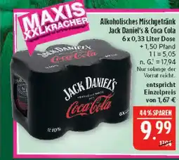 Marktkauf Jack daniel's jack daniel's & coca cola Angebot