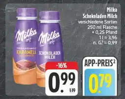 E-Center Milka schokoladen milch Angebot