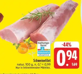 E-Center Schweinefilet Angebot