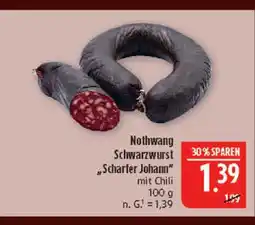 Marktkauf Nothwang schwarzwurst scharfer johann Angebot