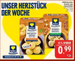 Marktkauf Edeka herzstücke kartoffel-knödel halb & halb Angebot