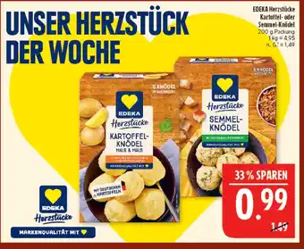 Marktkauf Edeka herzstücke kartoffel-knödel halb & halb Angebot