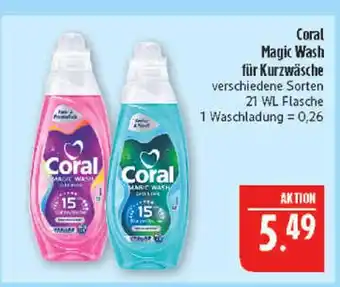 Marktkauf Coral magic wash für kurzwäsche (pink) Angebot