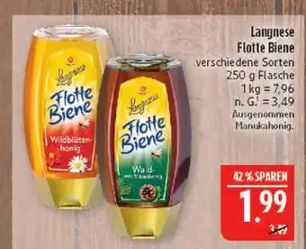 Marktkauf Langnese flotte biene wildblütenhonig Angebot