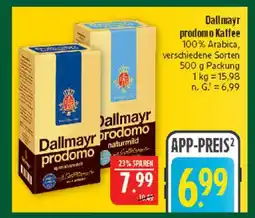 Marktkauf Dallmayr prodomo kaffee Angebot