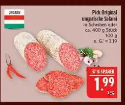 Marktkauf Pick original ungarische salami in scheiben Angebot