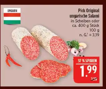 Marktkauf Pick original ungarische salami in scheiben Angebot
