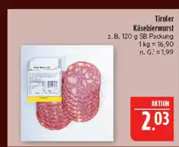 Marktkauf Tiroler käsebierwurst Angebot