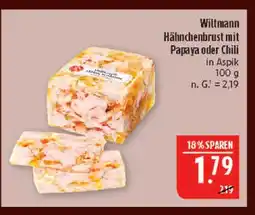 Marktkauf Wiltmann hähnchenbrust mit papaya Angebot