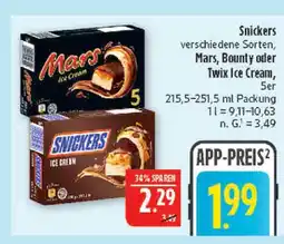 Marktkauf Snickers snickers ice cream Angebot