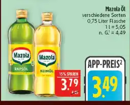 Marktkauf Mazola rapsöl Angebot