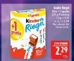Marktkauf Kinder riegel 10er + 1 gratis Angebot
