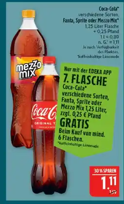 Marktkauf Coca-cola, fanta, sprite oder mezzo mix Angebot