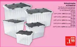 Marktkauf Aufbewahrungsbox mit klappdeckel Angebot